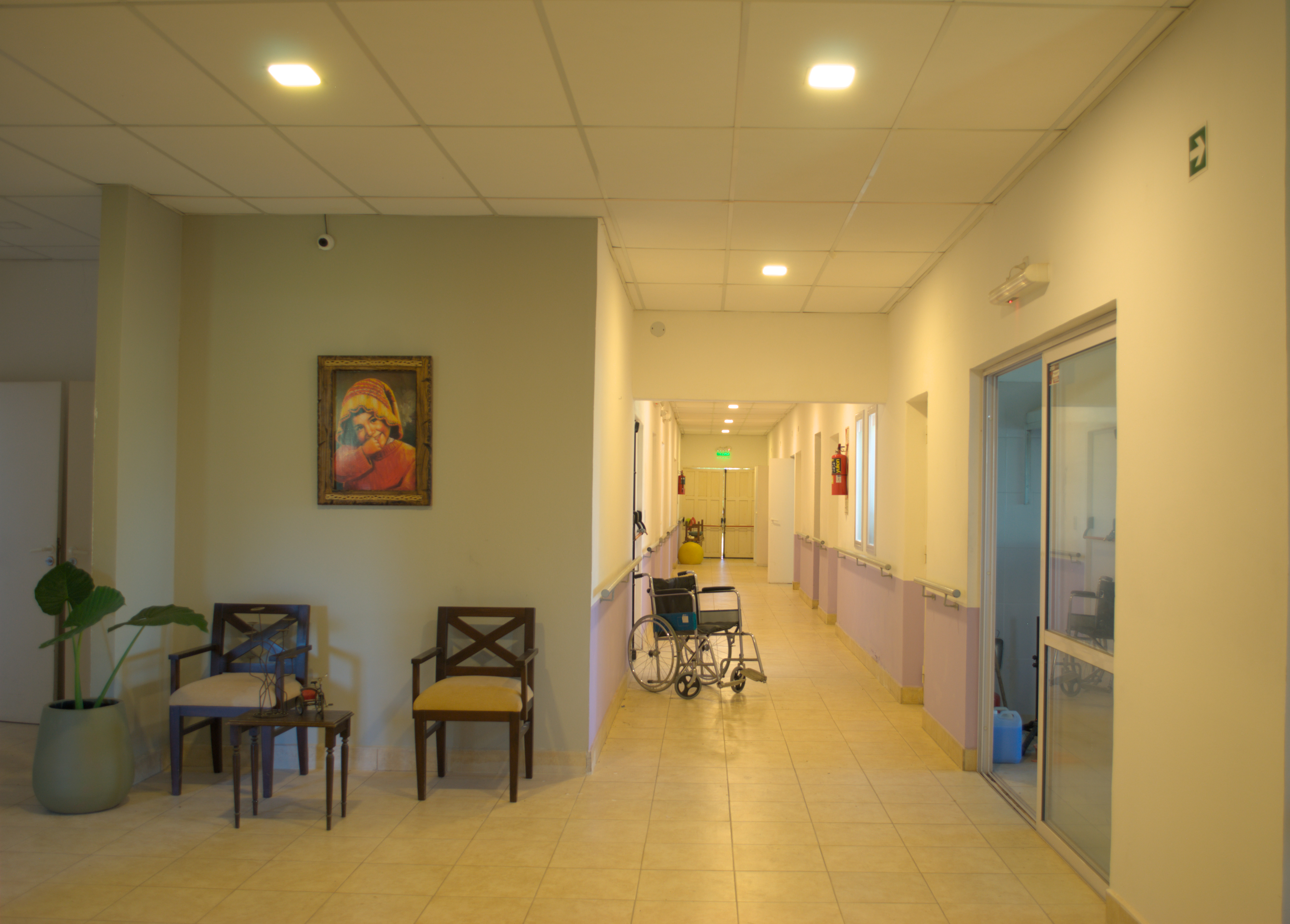 Espacios comunes. Hall de Entrada de la Residencia